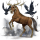 koń wierzchowy quarter horse ciemnokasztanowata